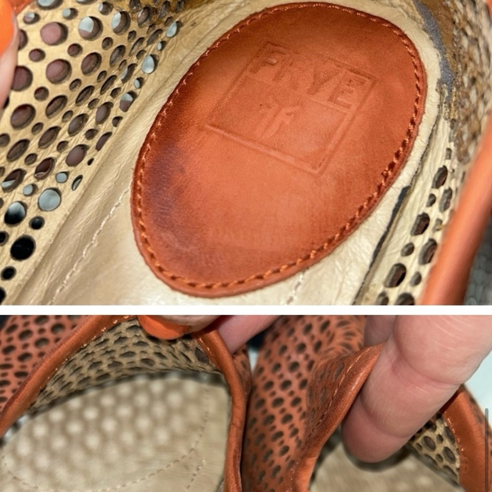 Frye Leather Jillian Perforated Slippers - Picture 11 of 11